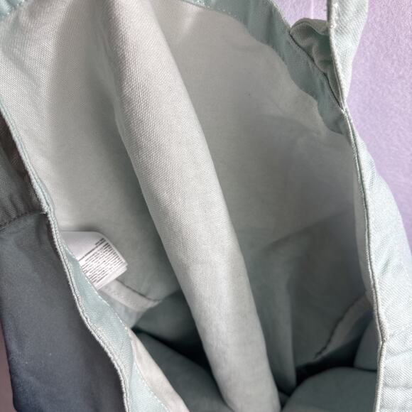 Athleta Blue Ombre Cloth Tote Bag 100% Cotton 23’x18’ - Picture 6 of 8